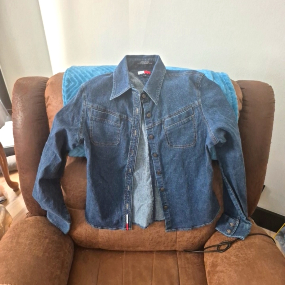 Tommy Hilfiger | Large Denim Studded Top